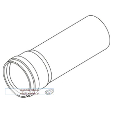 RAUPIANO PLUS Abflussrohr (RPR50.3000)