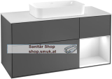 V&B 1200x603x501mm m Bel FK/RE/AP: GF/HJ/1 VB Waschbeckenunterschrank Finion F30 1200x603x501mm m Bel FK/RE/AP: GF/HJ/1 (F301HJGF)