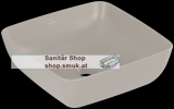 V&B 410x410x130mm Quadrat Almond CeramicPlus VB Aufsatzwaschbecken Artis 410x410x130mm Quadrat Almond CeramicPlus (417841AM)